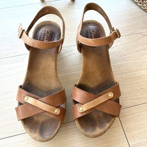 Women’s Clark Wedge Shoes Size 7